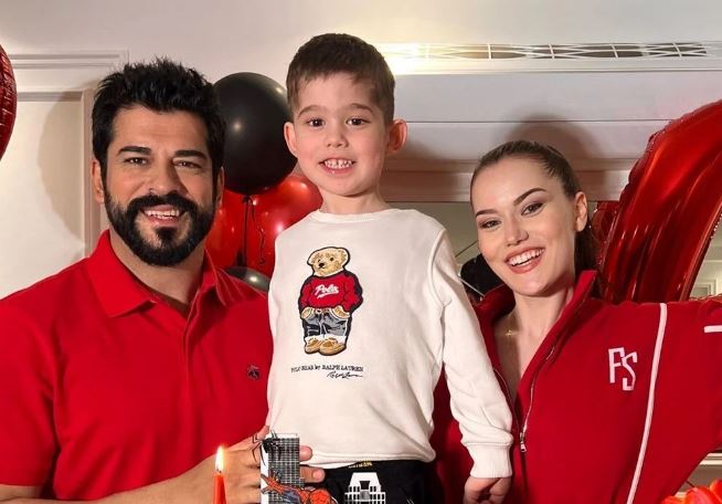 Fahriye Evcen-Burak Özçivit çiftinden Karan’a doğum günü partisi