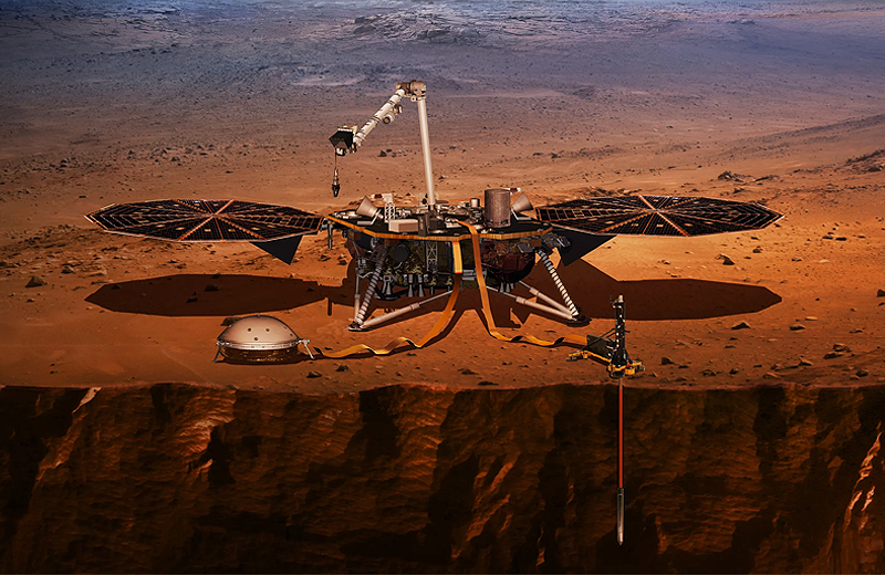 InSight, Mars’ta sismik dalgaları ilk kez saptadı