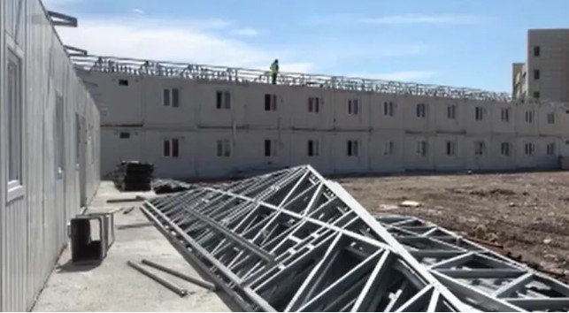 Bin 152 yataklı konteyner yaşam merkezinde sona doğru!