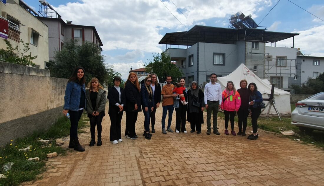 Bursalı kadın gazeteciler Uludağ Elektrik ile birlikte Hatay’da