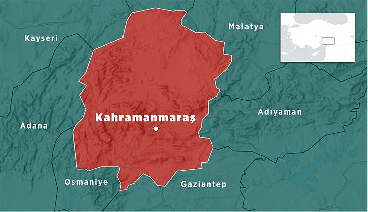 Kahramanmaraş’ta 4 büyüklüğünde deprem