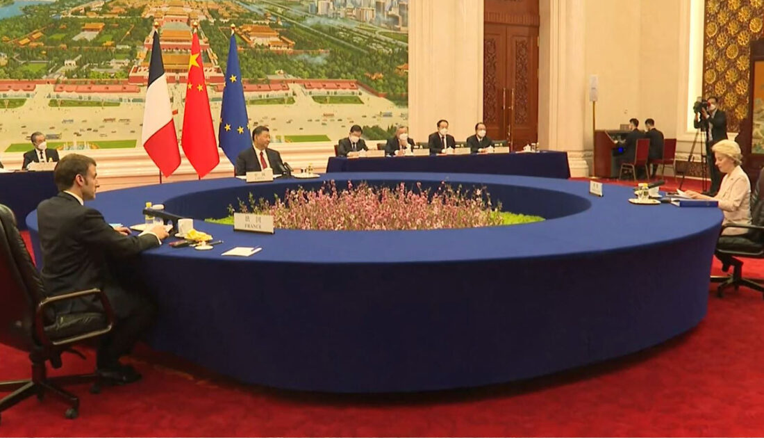 Leyen, Macron ve Cinping’den üçlü toplantı