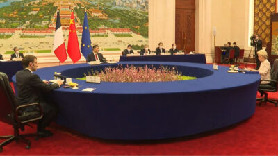 Leyen, Macron ve Cinping’den üçlü toplantı