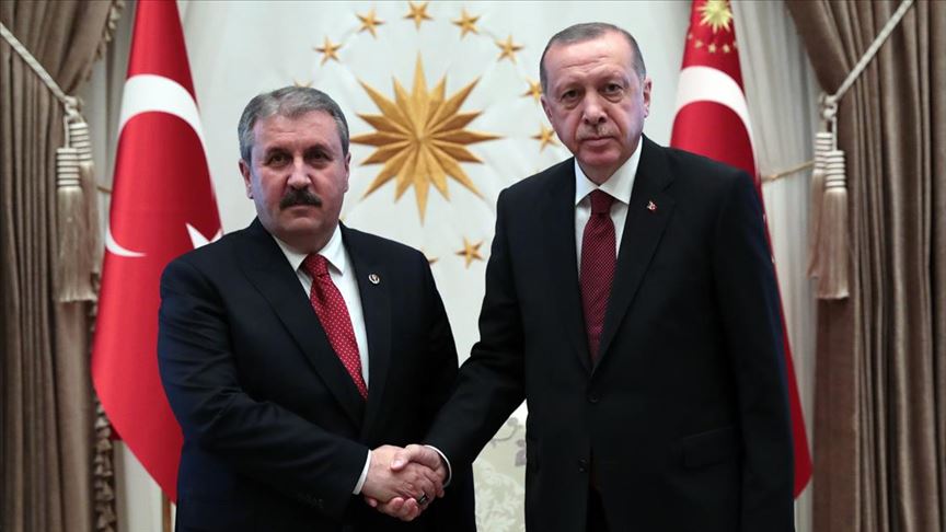 Erdoğan Destici’yi kabul etti