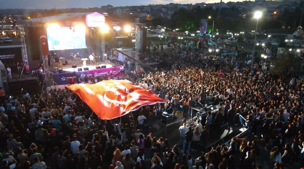 Tekirdağ’da gençlik konseri