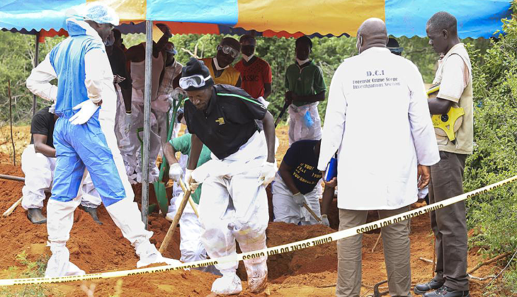 Kenya’da ‘açlık tarikatı’ soruşturmasında ceset sayısı 201’e yükseldi