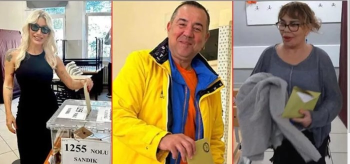 Ünlü isimler oylarını böyle kullandı