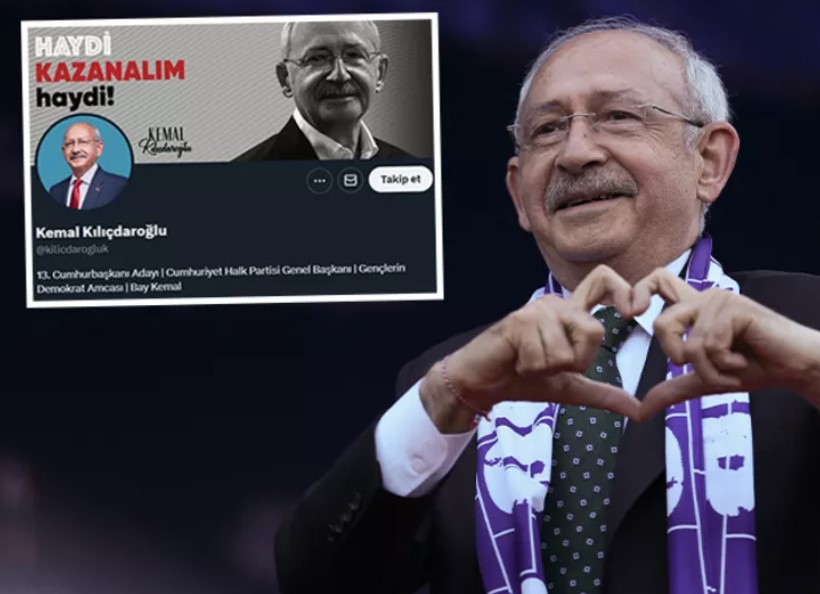 Kemal Kılıçdaroğlu’nun Twitter hesabında dikkat çeken görüntü