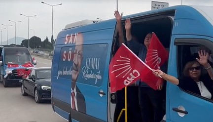 Bursa Nilüfer’de ‘Cumhuriyet 2023 Konvoyu’