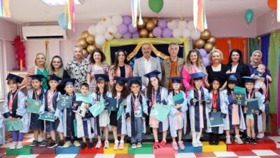Mudanya’daki kreşlerde mezuniyet heyecanı