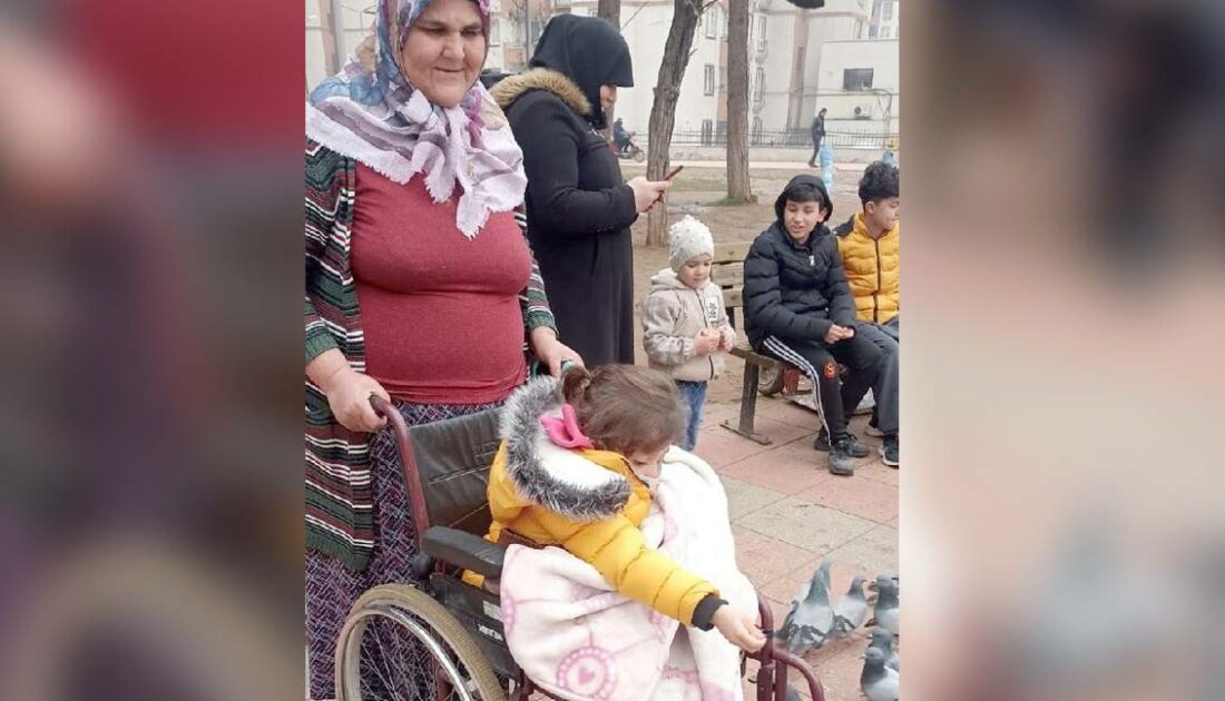 Konteyner kentte yaşayan Merve’nin tekerlekli sandalyesini çaldılar