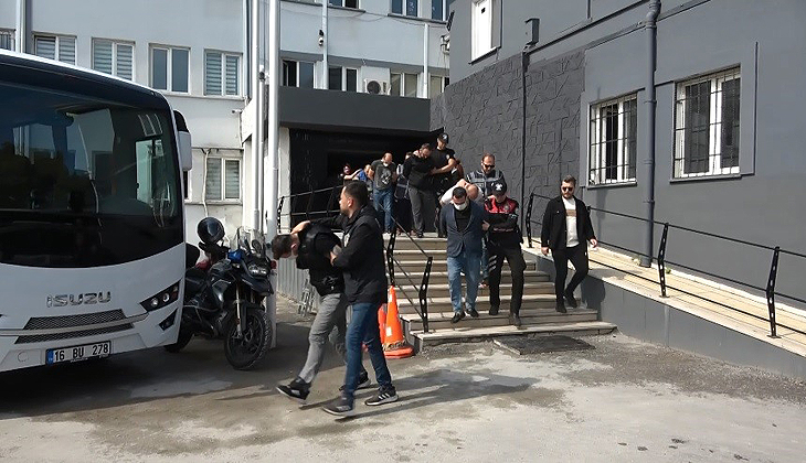 Bursa’daki ‘Katalog 1’ operasyonunda 16 kişi tutuklandı