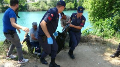 Manavgat Irmağı’nda sürüklenen kadın cesedi ekipleri harekete geçirdi