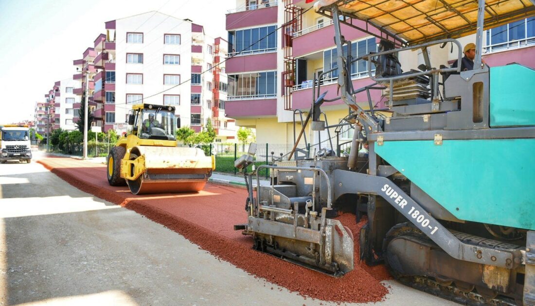 Yenişehir’de sokak ve caddeler asfaltlanıyor