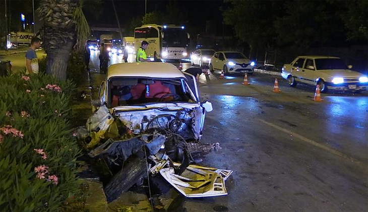 Antalya’da zincirleme kaza: 5 yaralı