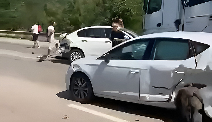 Bursa’da zincirleme kaza: 11 araç birbirine girdi