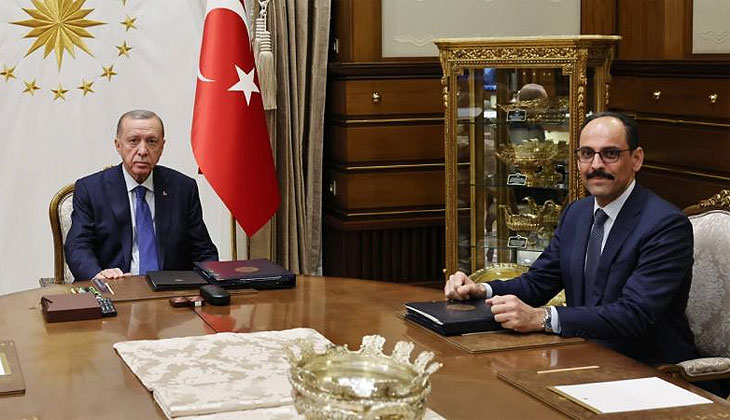 Erdoğan, MİT Başkanı Kalın’ı kabul etti