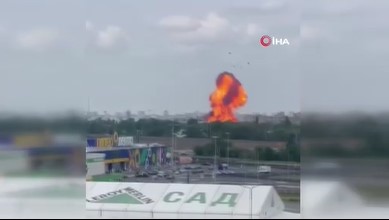 Rusya’nın Voronej kentindeki akaryakıt deposunda patlama