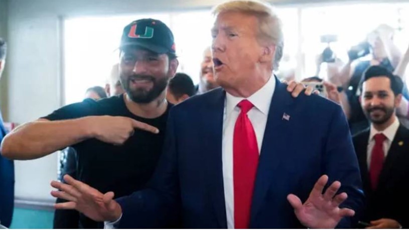 Trump, restorana girip “Herkese benden yemek” dedi, kimse bir şey ısmarlamadı