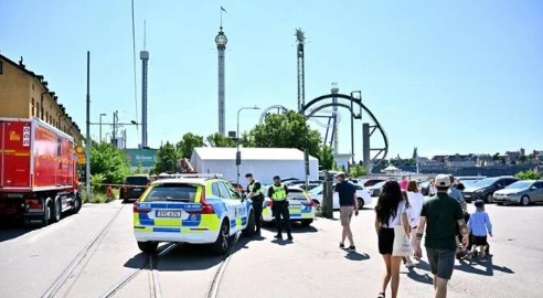 Lunaparkta korkunç kaza