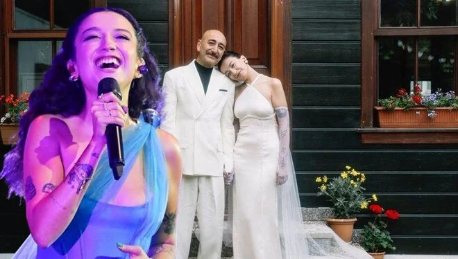 Şarkıcı Melike Şahin evlendi