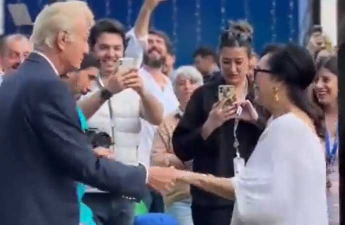 Türkan Şoray ve Ediz Hun’un dansı çok beğenildi