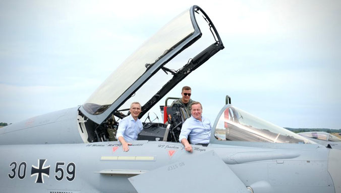 Stoltenberg, Air Defender tatbikatında