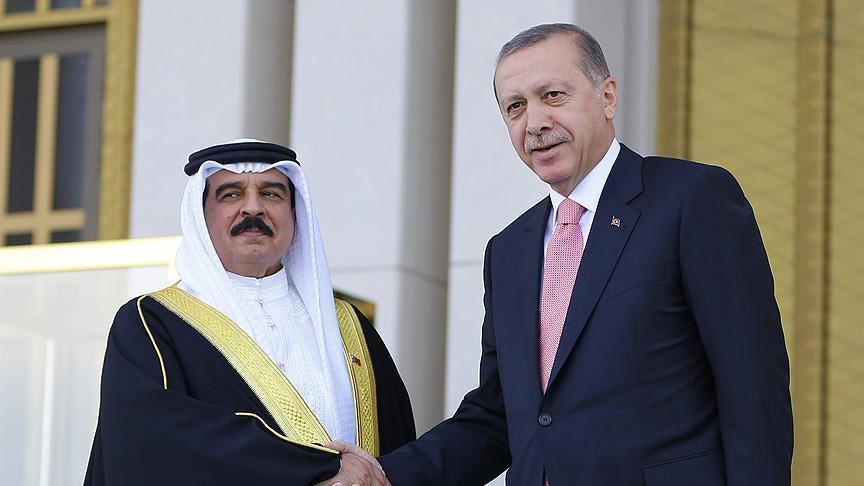 Erdoğan, Bahreyn Kralı el- Halife ile görüştü