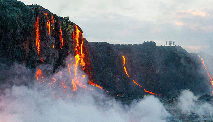 Hawaii’deki Kilauea Yanardağı faaliyete geçti