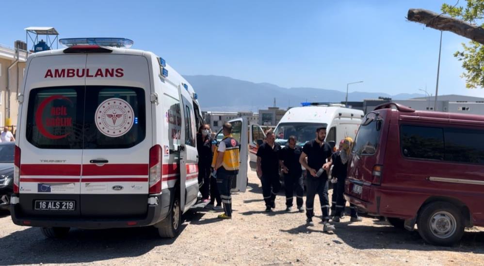 Bursa’da fabrika yangını: İşçiler hastanelik oldu!