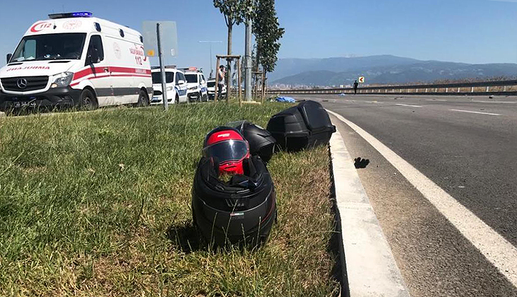 Bursa’da feci motosiklet kazası: 1 ölü