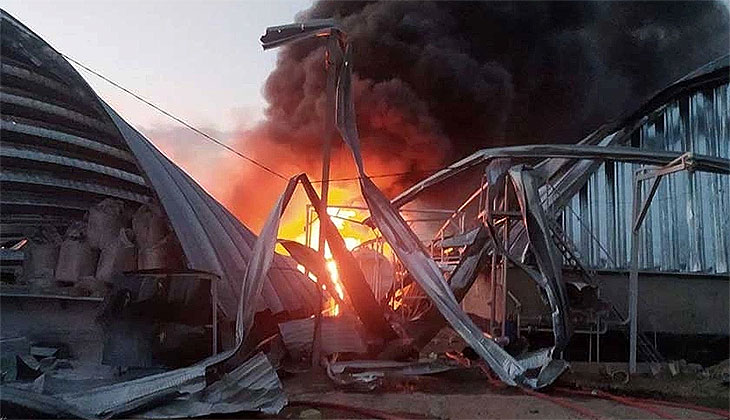 Rusya’da petrol rafinerisinde patlama