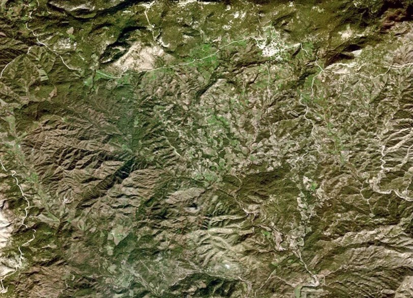Yunanistan’daki yangınlar uydudan görüntülendi