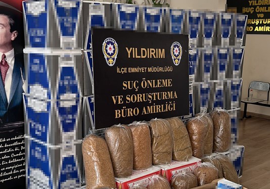 Bursa’da kaçak tütün operasyonu Bursa’da kaçak tütün operasyonu