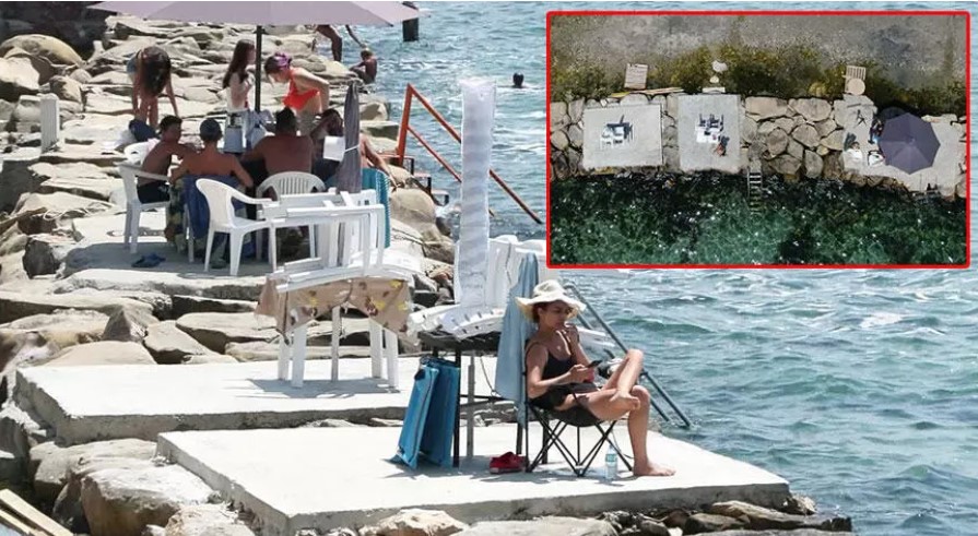 ‘Beton loca’ tartışması! ‘Yasal değil, burası halka açık bir alan’
