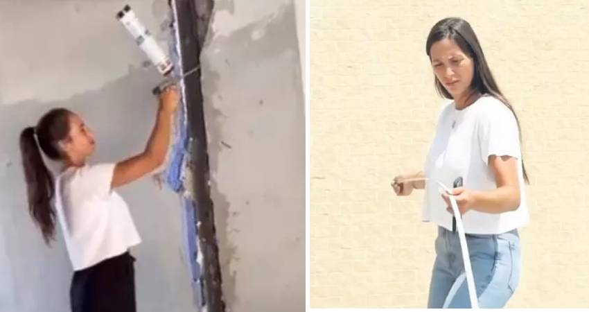 Zehra Çilingiroğlu, şantiyede çalışmaya başladı Zehra Çilingiroğlu, şantiyede çalışmaya başladı