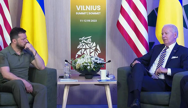 Zelenski, ABD Başkanı Biden ile görüştü