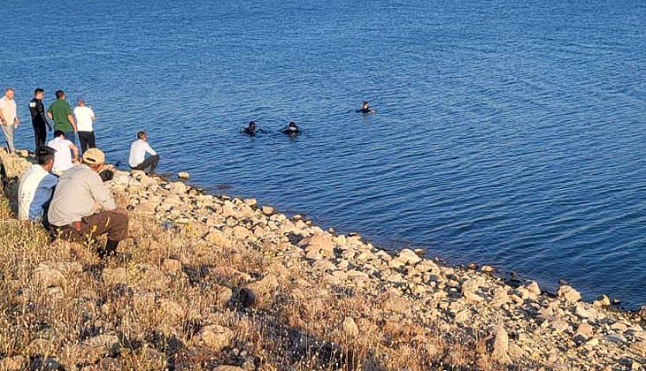 Baraj göletine giren polis memuru hayatını kaybetti