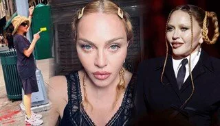 Ölümden dönen Madonna tedavi sonrası ilk kez görüntülendi