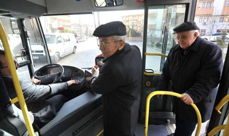 Bir ilde daha 65 yaş üstüne ücretsiz ulaşım dönemi sona erdi