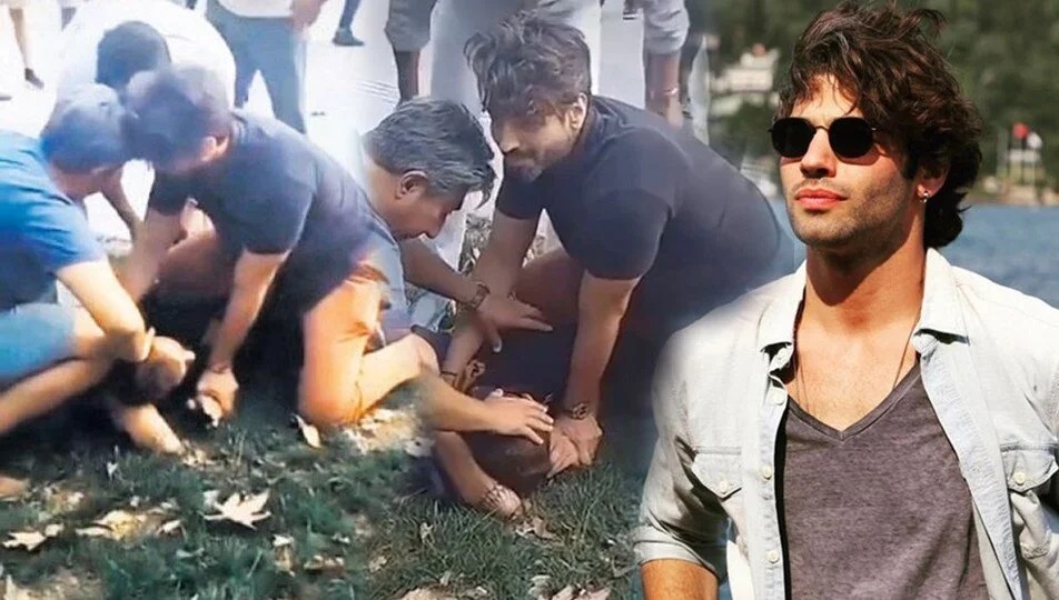 Ünlü oyuncu yakaladığı kapkaççıyı polise teslim etti