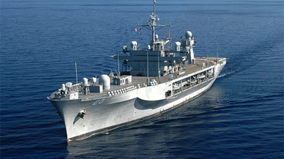 ABD savaş gemisi USS Mount Whıtney Sarayburnu’nda