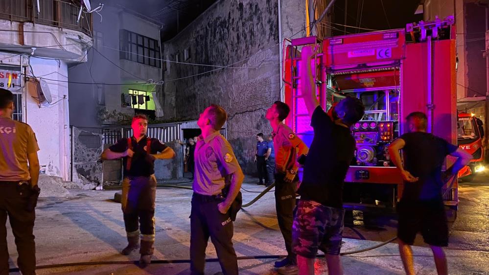Bursa’da panik yaratan yangın