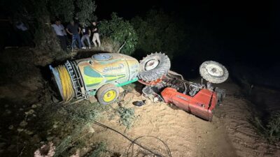 Bursa’da devrilen traktörün altında kalan şahıs hayatını kaybetti