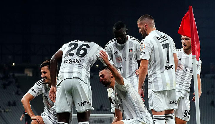 Beşiktaş Süper Lig’e galibiyetle başladı