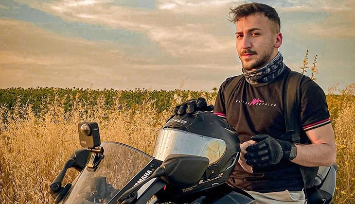 Motosiklet tutkunu fenomen feci şekilde can verdi