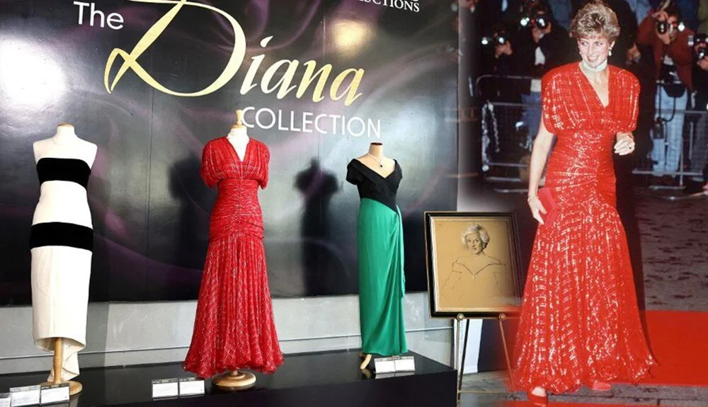 Prenses Diana’nın elbiseleri açık artırmada