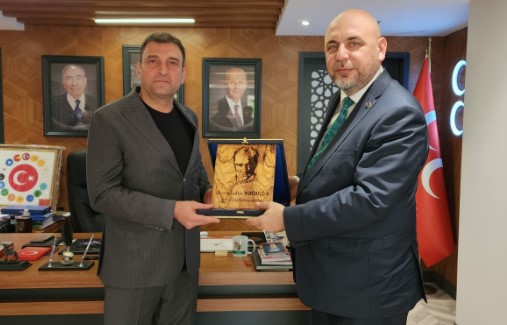 Orhangazi Belediye Başkanı Aydın’dan MHP Bursa İl Başkanı Tekin’e ziyaret