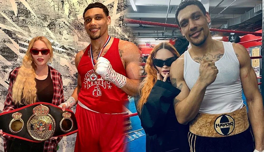 Madonna sevgilisinin boks şampiyonluğunu kutladı
