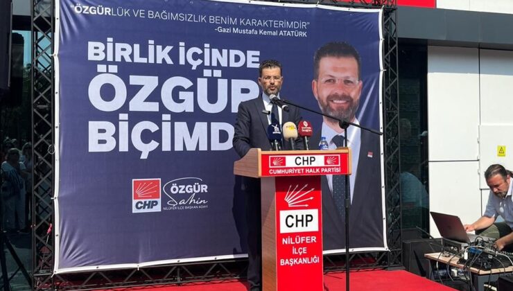 CHP Nilüfer’de Özgür Şahin’den adaylık açıklaması